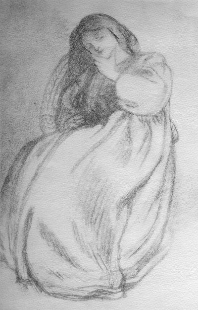 Elizabeth Siddal, c.1853 da Dante Gabriel Charles Rossetti